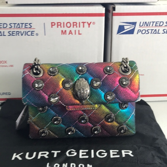 Kurt Geiger Handbags - Kurt Geiger London Mini Kensington shoulder bag Multicolor